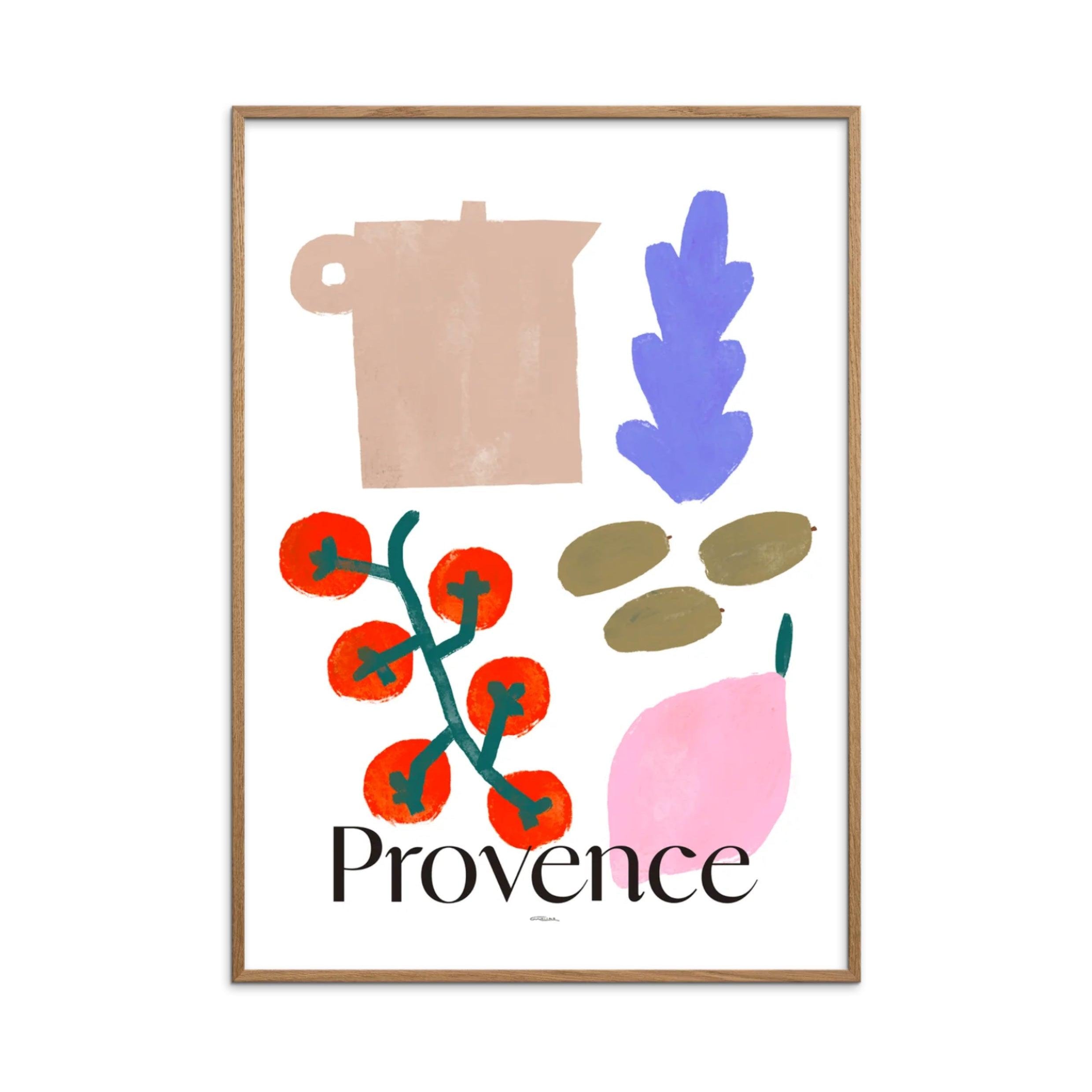 P&F Kunstdruck Provence The Poster Club x Matías Larraìn 30x40 cm - noord®