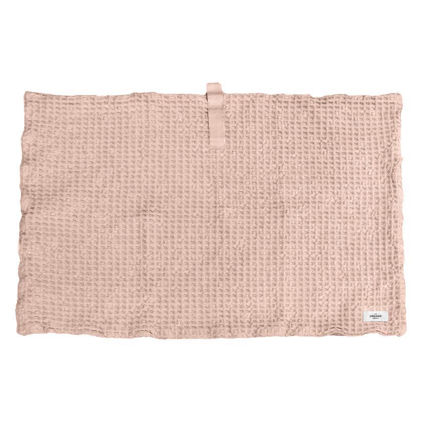 The Organic Company Big Waffle Badematte pale rose - 80x55cm - noord®