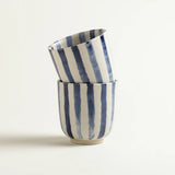 onomao mug classic blue-white-striped - set of 2 