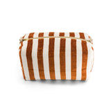 Rose in April Vic Toffee Stripes Terry Cloth Cosmetic Bag - 26X13cm