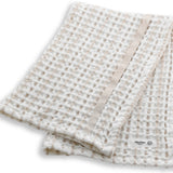 The Organic Company Big Waffle towel natural white stone - 50x75cm