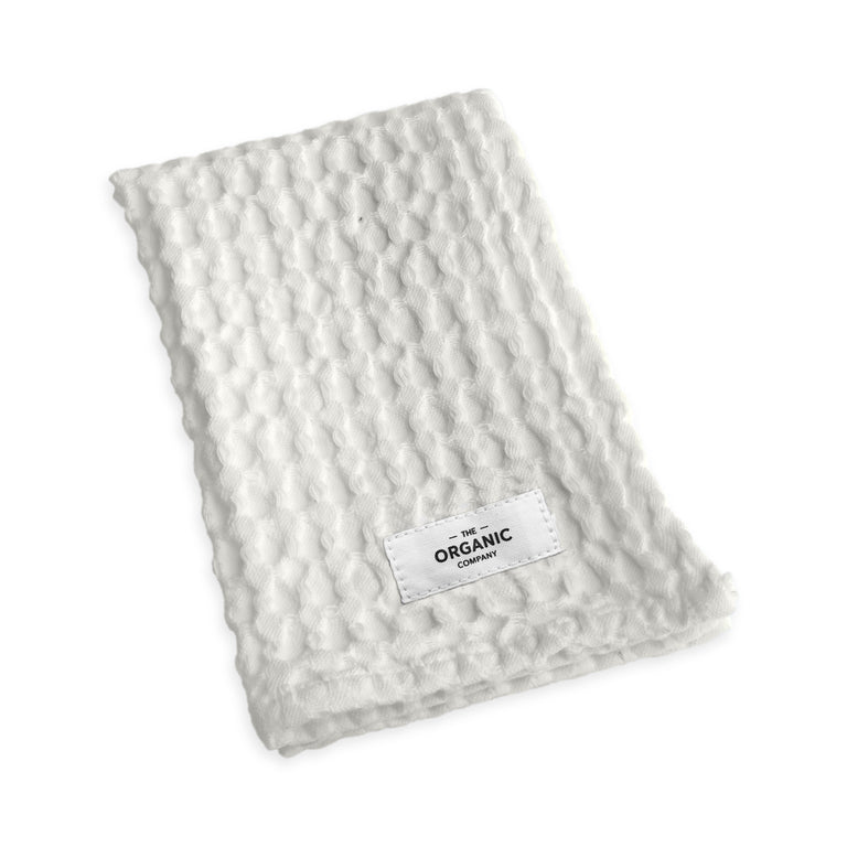 The Organic Company Big Waffle Wash Cloth natural white- 25x40cm