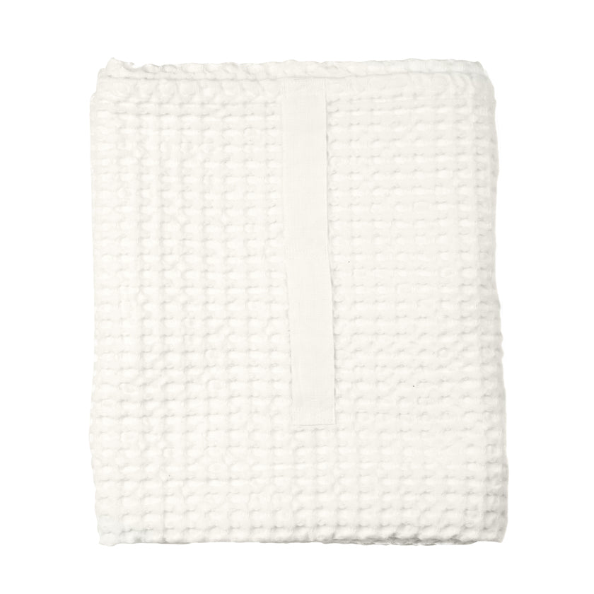 The Organic Company Big Waffle Towel and Blanket natural white - 150x100cm