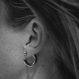 Bandhu Hoop dot earrings vergoldet