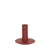 Hübsch Candlestick Burgundy Metal