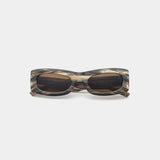 A. KJÆRBEDE Sonnenbrille Frida - Striped Horn
