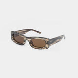 A. KJÆRBEDE Sonnenbrille Frida - Striped Horn
