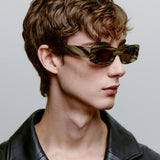 A. KJÆRBEDE Sonnenbrille Frida - Striped Horn