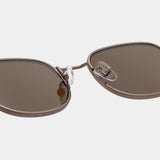 A. KJÆRBEDE Sonnenbrille Hello - Matte Brown
