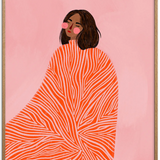 P&amp;F art print The Woman with the Swirls 50x70 cm