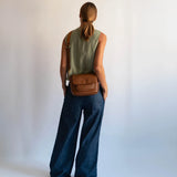 HVISK Tasche Cayman Pocket Puffer Soft Structure - Brown Caramel