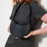 HVISK Tasche Halo Denim Embellished - Blue Ink