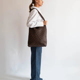 HVISK Beuteltasche Hobo Braided Soft Structure - Brown Caramel
