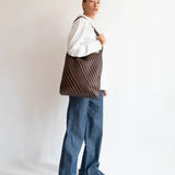 HVISK Beuteltasche Hobo Braided Soft Structure - Brown Caramel