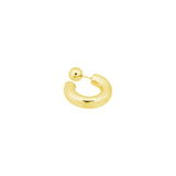 Bandhu Hoop dot earrings vergoldet