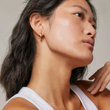Enamel Copenhagen earrings Daia- 18k gold-plated 925 sterling silver