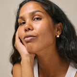 Enamel Copenhagen Hoops Ziva - 18k gold-plated 925 sterling silver