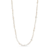 Enamel Copenhagen Necklace Sonja - 18k gold-plated 925 sterling silver, freshwater pearls