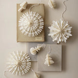 Bungalow DK Papier Ornament Crystal White - 21cm