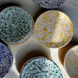 ML Ceramics Dessertteller Splash grün 20cm