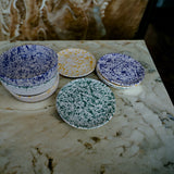ML Ceramics Dessertteller Splash indigoblau 20cm
