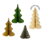 Wonderful Christmas Set noble green - set of 4 trees