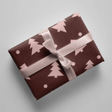 wrapping paper Christmas trees