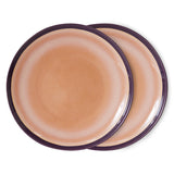 HKliving 70s ceramic plate Bedrock 27cm - set of 2