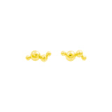 Bandhu Dot pin earrings gold plated