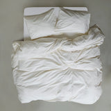 CRSP - Bettbezug Set Einzelbett Vanilla (2 tlg.) - 140x200/220cm + 60x70cm