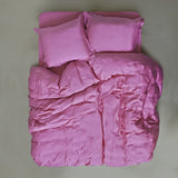 CRSP - Tencel Bettbezug Set Einzelbett (2 tlg.) Sunset Pink - 140x200/220cm + 60x70cm