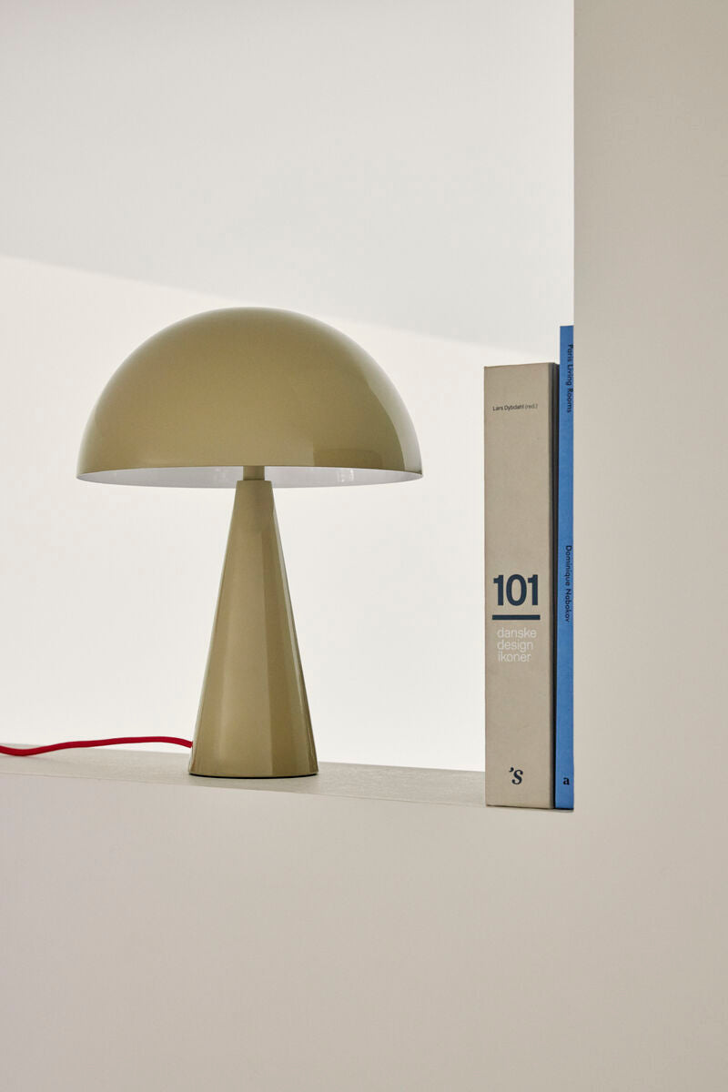 Hübsch Tischlampe Mush Mini Sandfarben