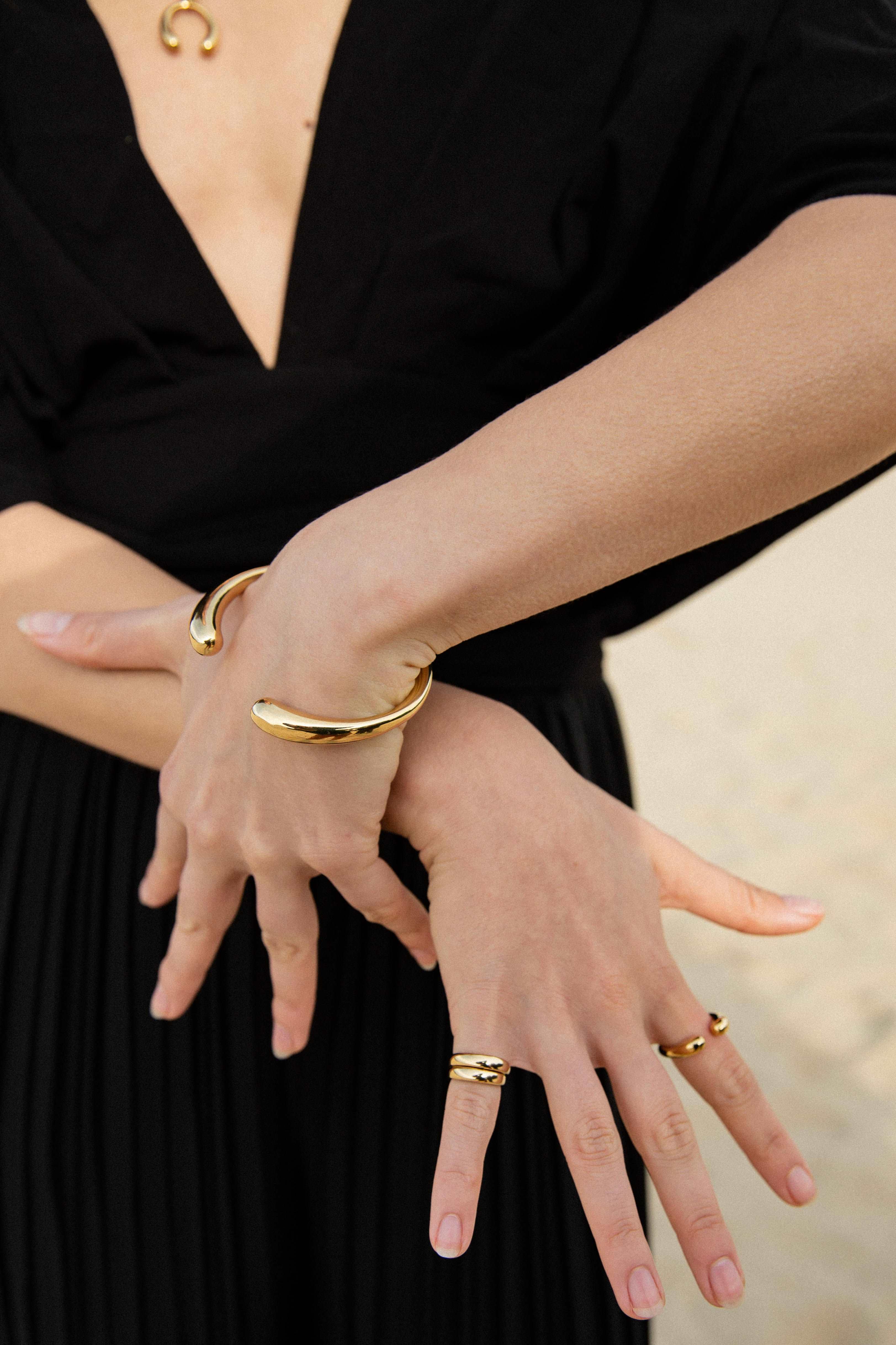 Bandhu Melt bracelet gold