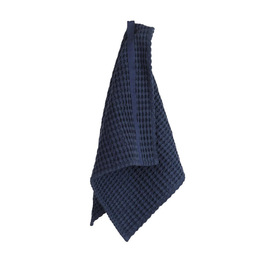 The Organic Company Big Waffle Handtuch dark blue - 50x75cm - noord®