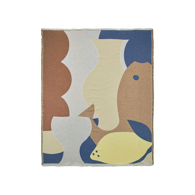 Broste Copenhagen Decke Daphne Baumwolle Color Mix - 140 x 180 cm - noord®