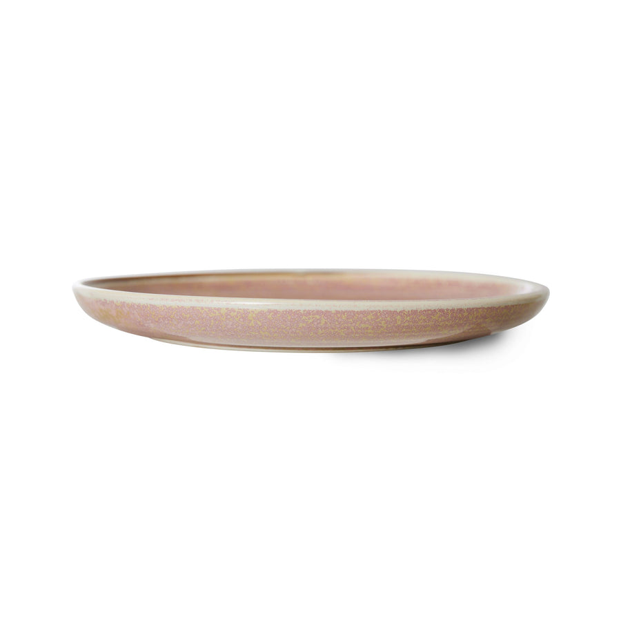 HKliving Chef Ceramics Dessert Teller Rustic Pink - 20cm - noord®