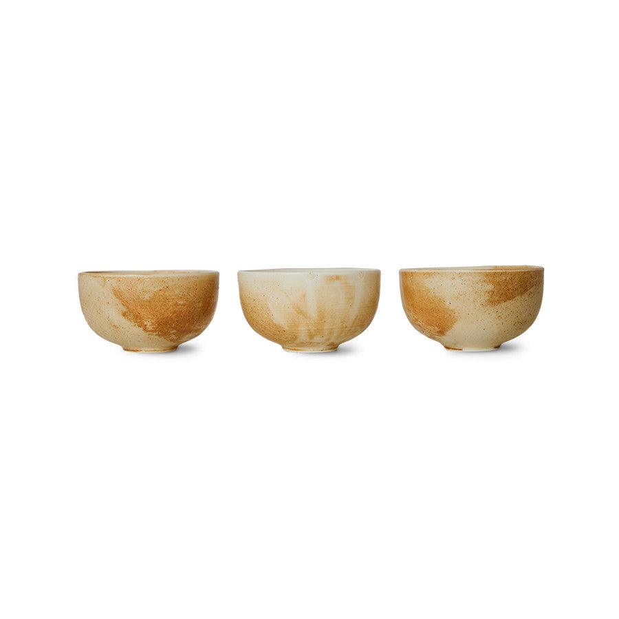 HKliving Chef Ceramics Bowl Rustic Cream / Brown - noord®