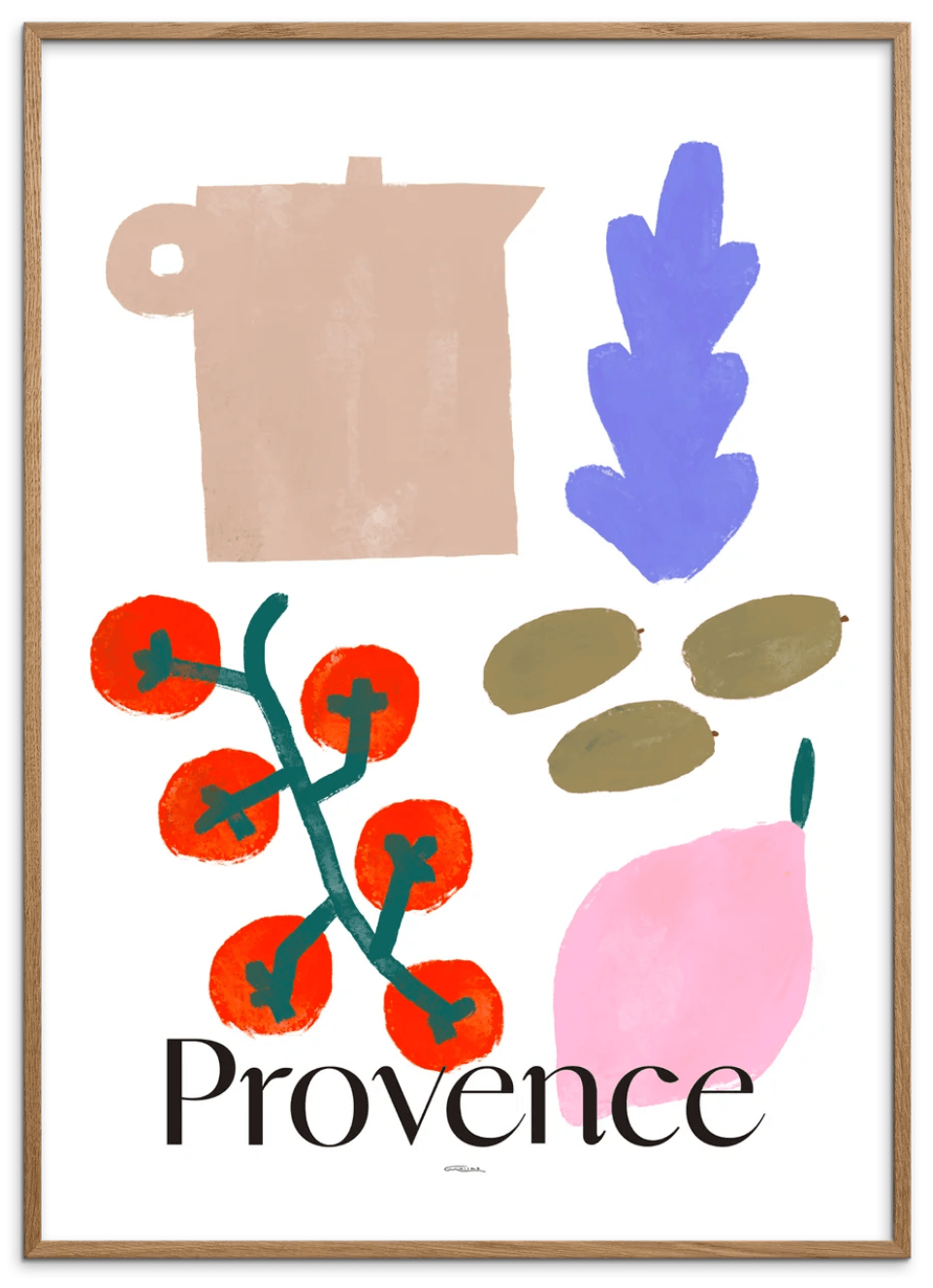 P&F Kunstdruck Provence The Poster Club x Matías Larraìn 30x40 cm - noord®