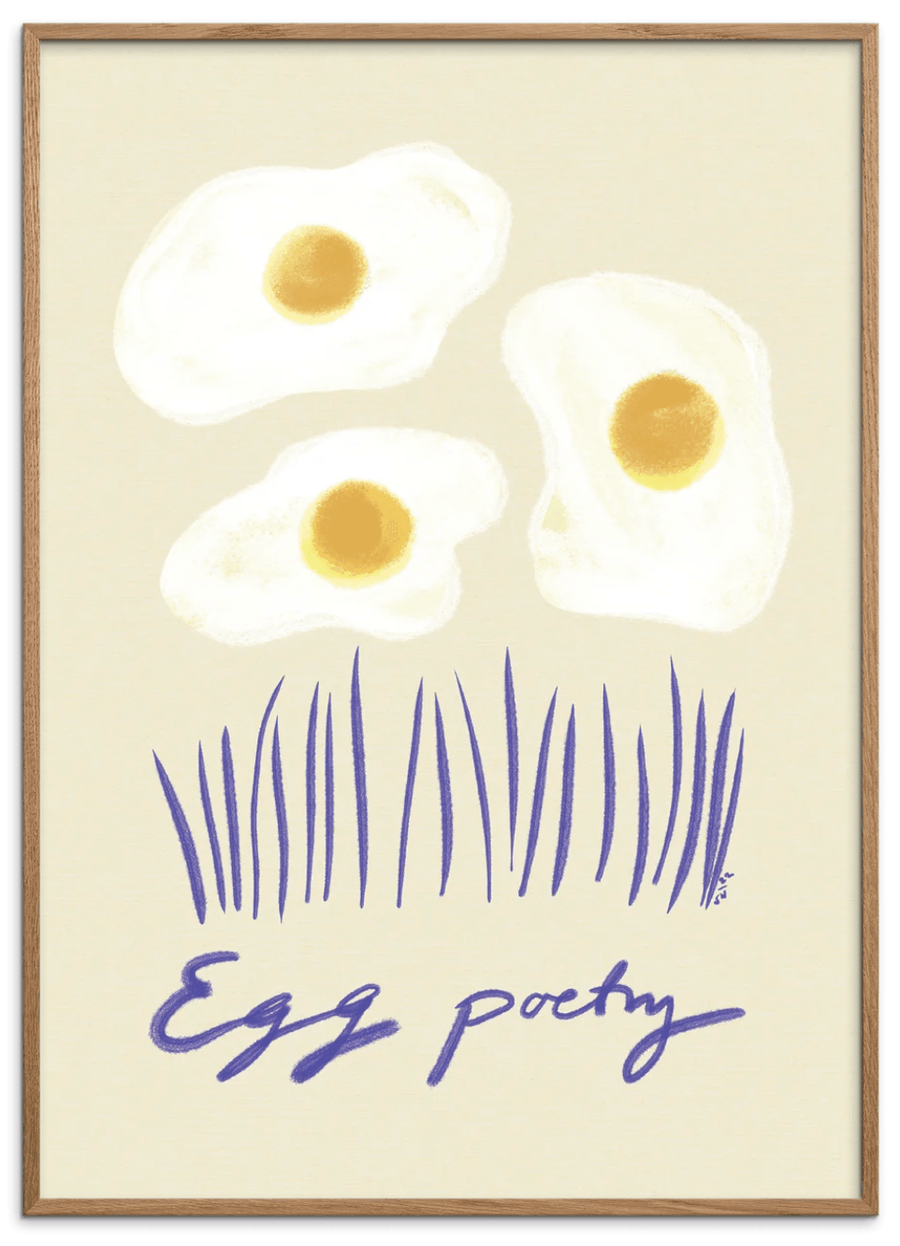 P&F Kunstdruck Egg Poetry Das Rotes Rabbit 30x40 cm - noord®