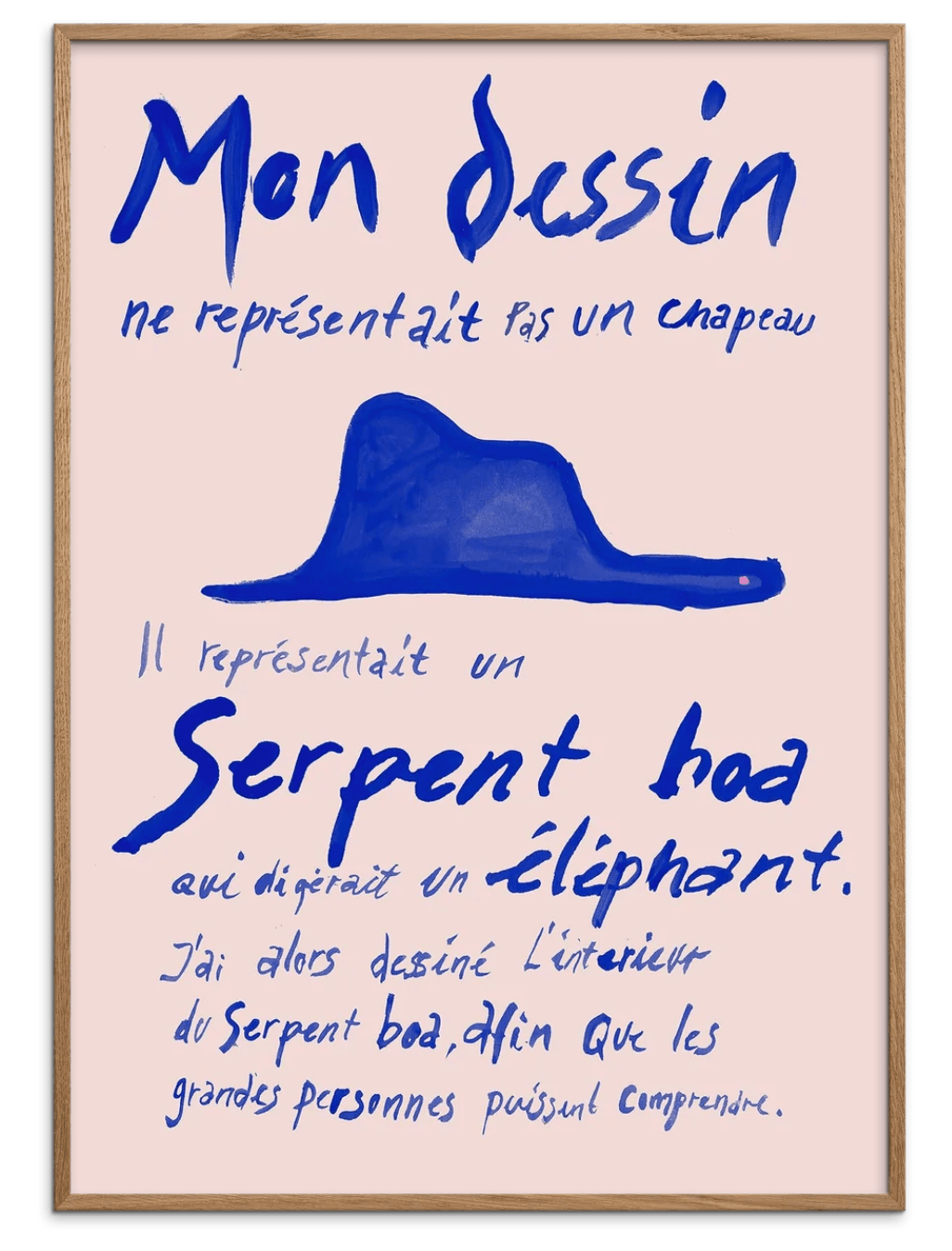 P&F Kunstdruck Le Petit Prince Bleu Sissan Richardt 30x40cm - noord®