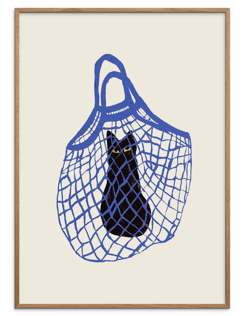 P&F Kunstdruck The Cats in The Bag Chloe Purpero Johnson 30x40 cm - noord®