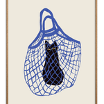 P&F Kunstdruck The Cats in The Bag Chloe Purpero Johnson 30x40 cm - noord®