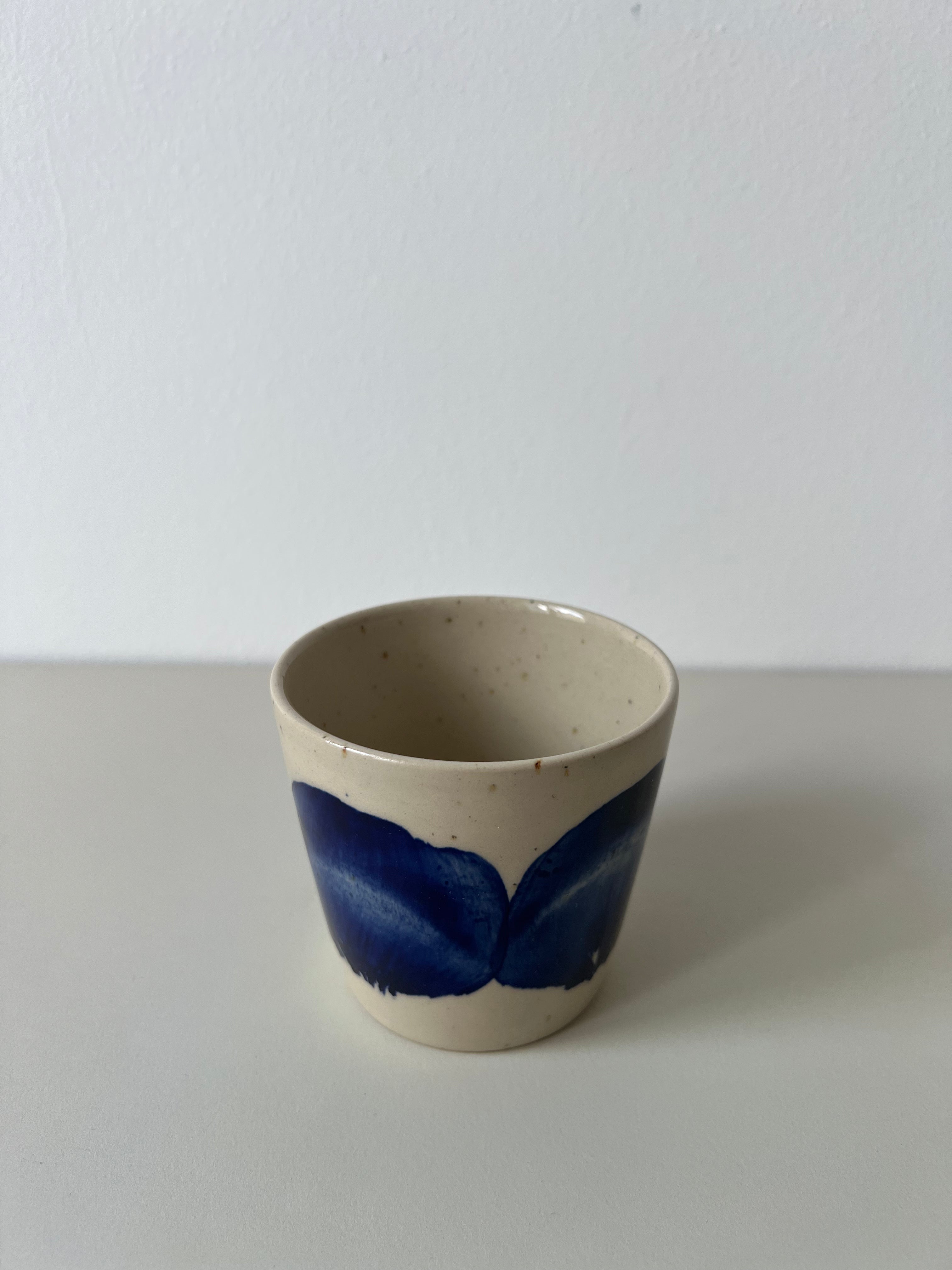 Bornholms Keramikfabrik Original Cup Moods Collections Blue Brush, Blue Splash, Blue Matches  - 3er Set - noord®