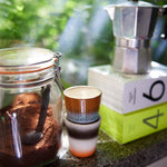 HKliving 70s Ristretto Tassen Good Vibes - 4er Set - noord®