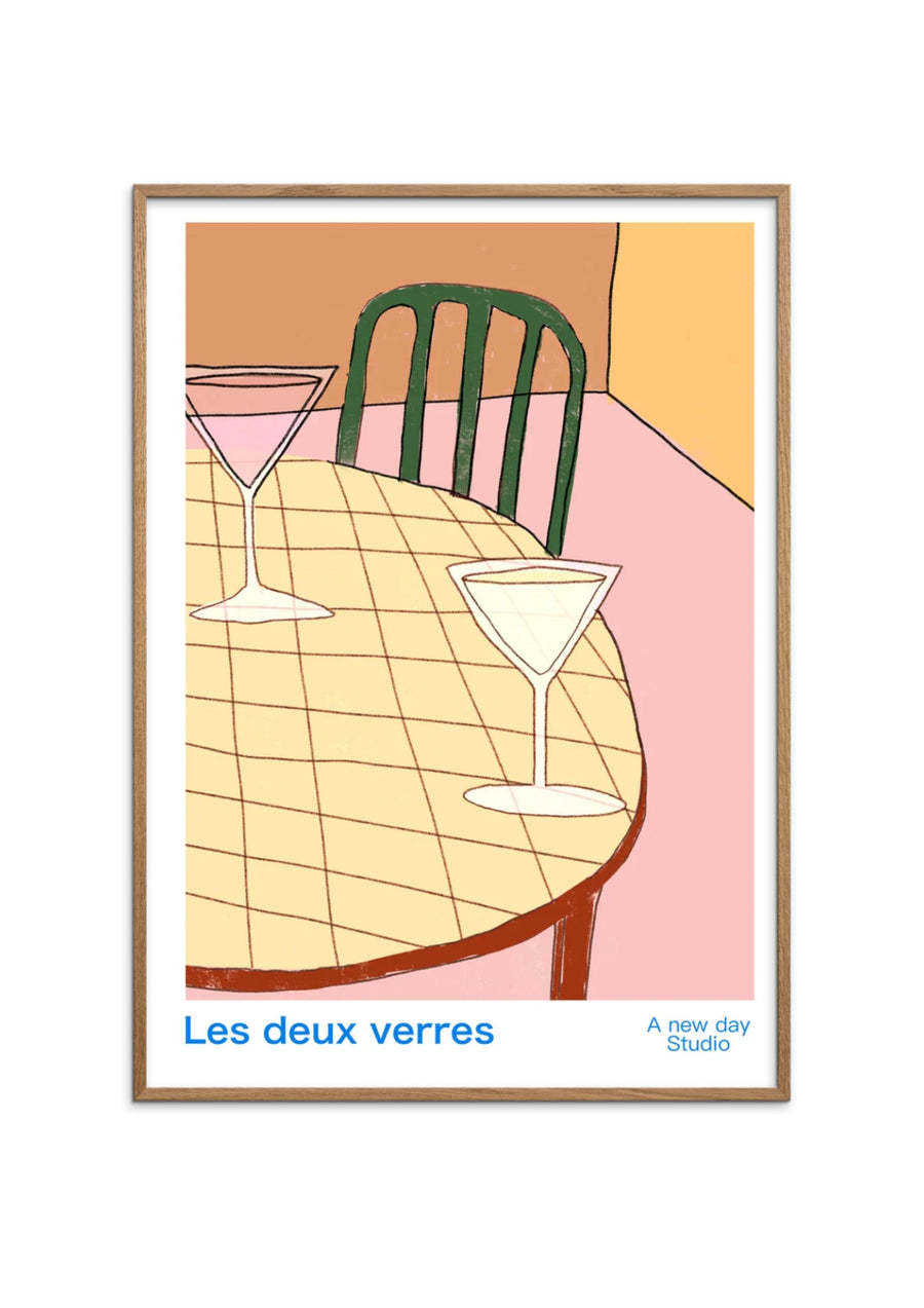 P&F Kunstdruck Le Deux Verres A New Day Studio 50x70 cm - noord®