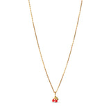 Enamel Copenhagen Halskette Cherry - 18k vergoldetes 925er Sterlingsilber - noord®