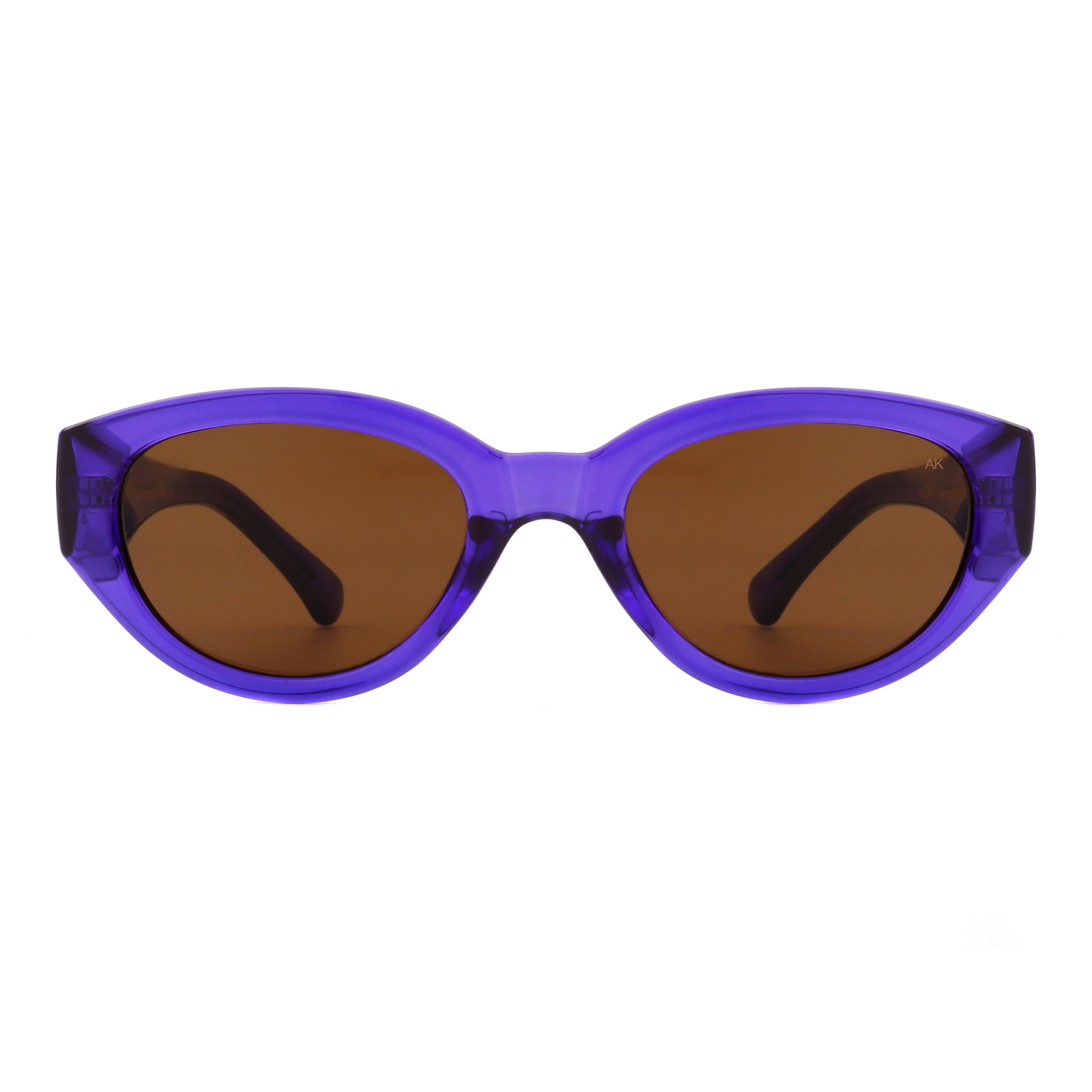 A. KJÆRBEDE Sonnenbrille Winnie - Purple Transparent - noord®