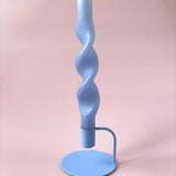 Broste Copenhagen gedrehte Kerze Twist "plein air light blue" 23cm - 2er Set - noord®