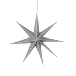 Broste Copenhagen Papier Dekostern "Star" Silver - 50cm - noord®
