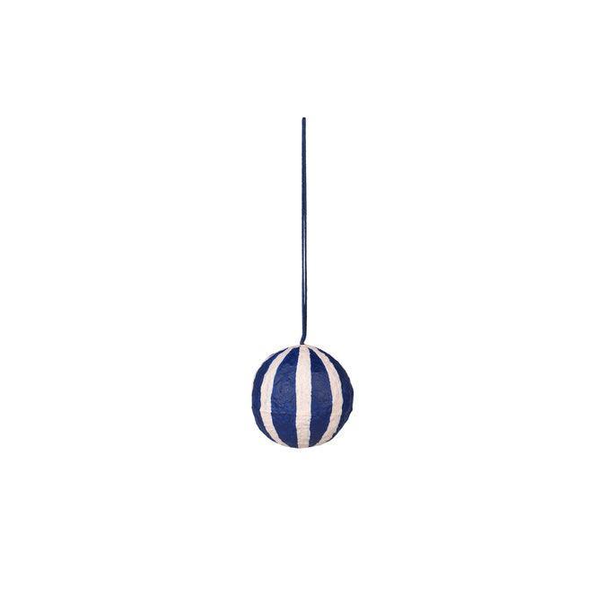 Broste Copenhagen Sphere Christbaum Kugel Intense Blue - 6cm - noord®